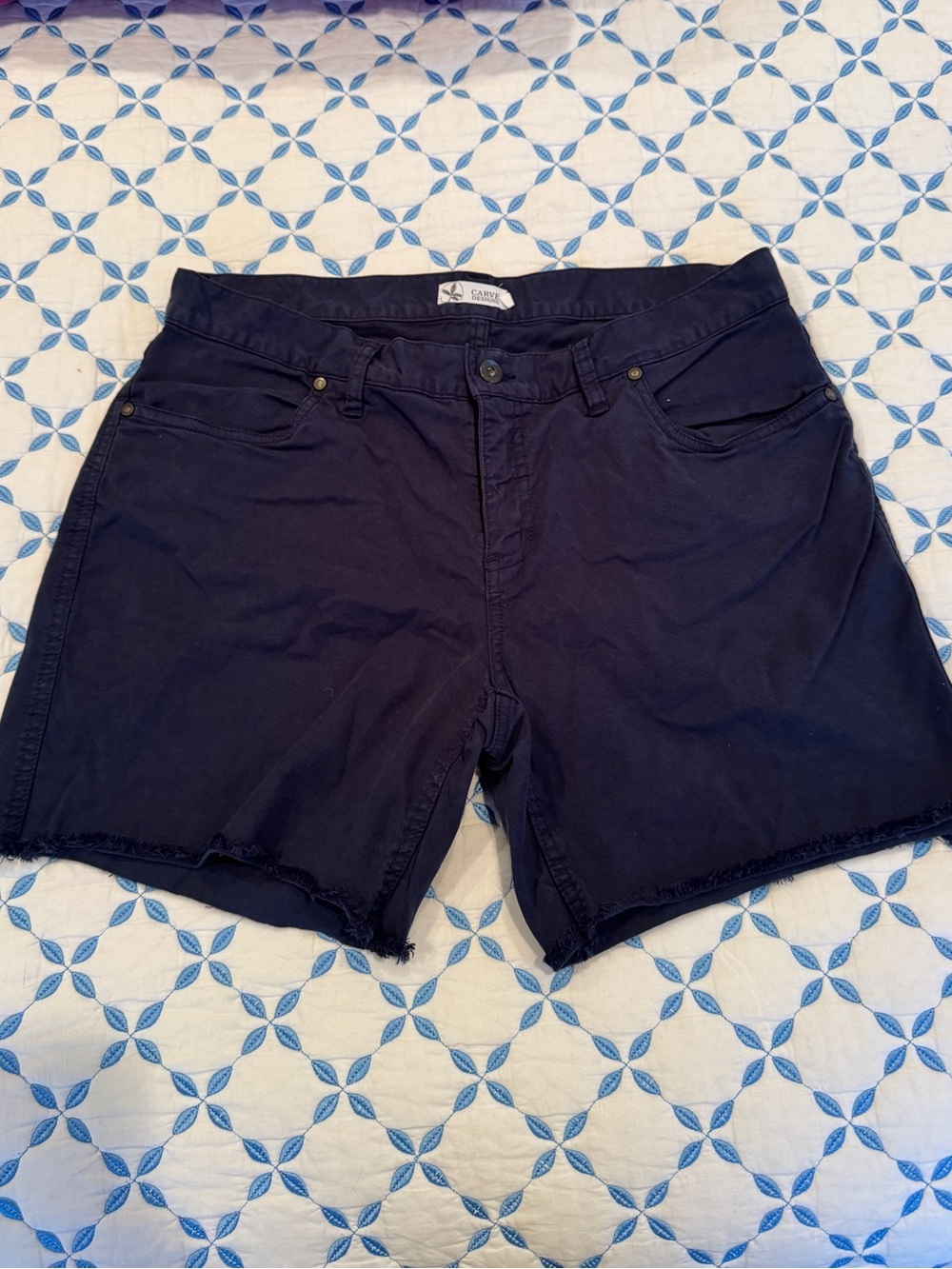 Carve Designs Navy Shorts Size 10